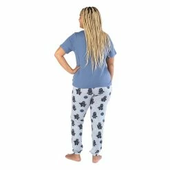Women's Nite Nite by Munki Munki Star Wars Short Sleeve Pajama Top & Pajama Pants Sleep Set -Teens shop 5805754 ALT