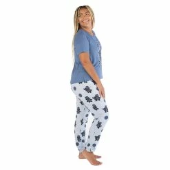 Women's Nite Nite by Munki Munki Star Wars Short Sleeve Pajama Top & Pajama Pants Sleep Set -Teens shop 5805754 ALT2
