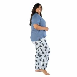 Plus Size Nite Nite by Munki Munki Star Wars Short Sleeve Pajama Top & Pajama Pants Sleep Set -Teens shop 5805759 ALT2