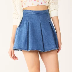 Juniors' SO® Pleated High-Rise Mini Skirt -Teens shop 5858747 Medium