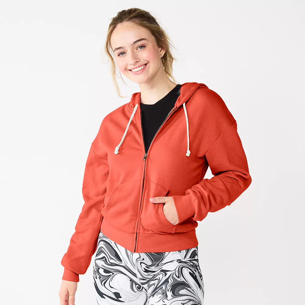 Juniors' SO® Favorite Long Sleeve Zip-Up Hoodie 6 Juniors' SO® Favorite Long Sleeve Zip-Up Hoodie - Image 4