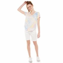 Juniors' SO® Favorite V-Neck Short Sleeve Tee -Teens shop 6171841 ALT4