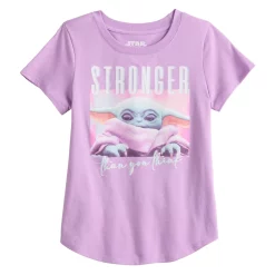Girls 7-16 Star Wars The Mandalorian Grogu aka Baby Yoda Graphic Tee