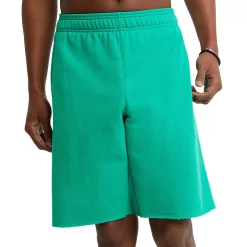 Men's Champion® 10-Inch Powerblend Fleece Shorts -Teens shop 6196551 Green Vine